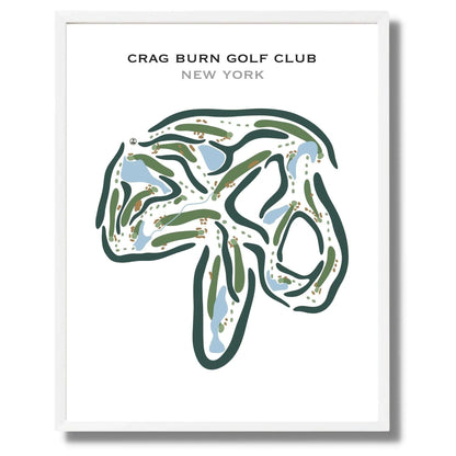 Crag Burn Golf Club, New York - Printed Golf Courses
