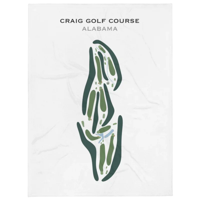 Craig Golf Course, Alabama - Printed Golf Course