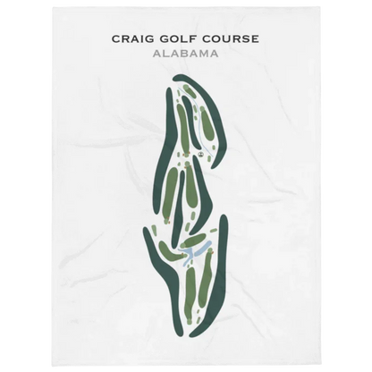 Craig Golf Course, Alabama - Printed Golf Course