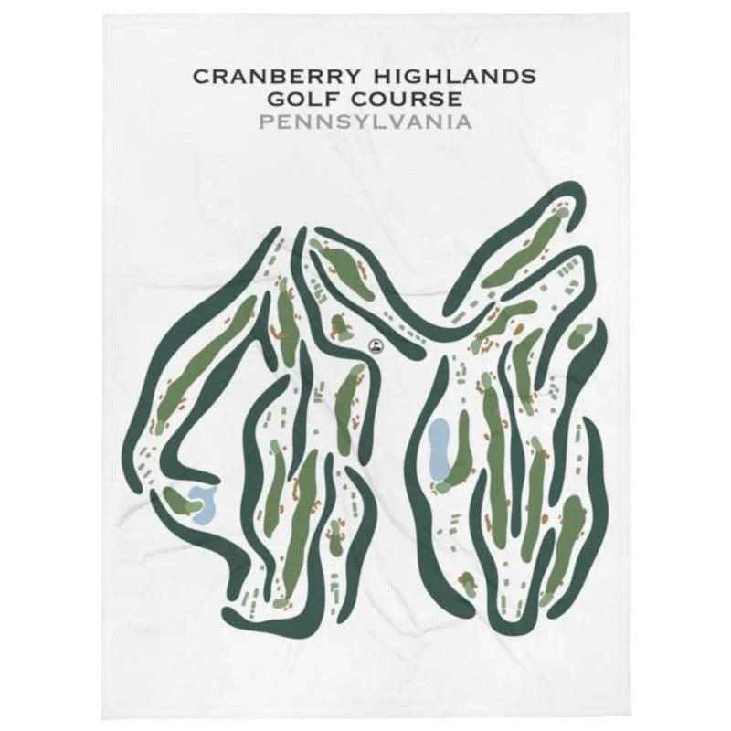 Cranberry Highlands Golf Course, Pennsylvania - Printed Golf Courses