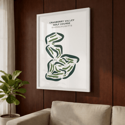 Cranberry Valley Golf Course, Massachusetts - Printed Golf Courses