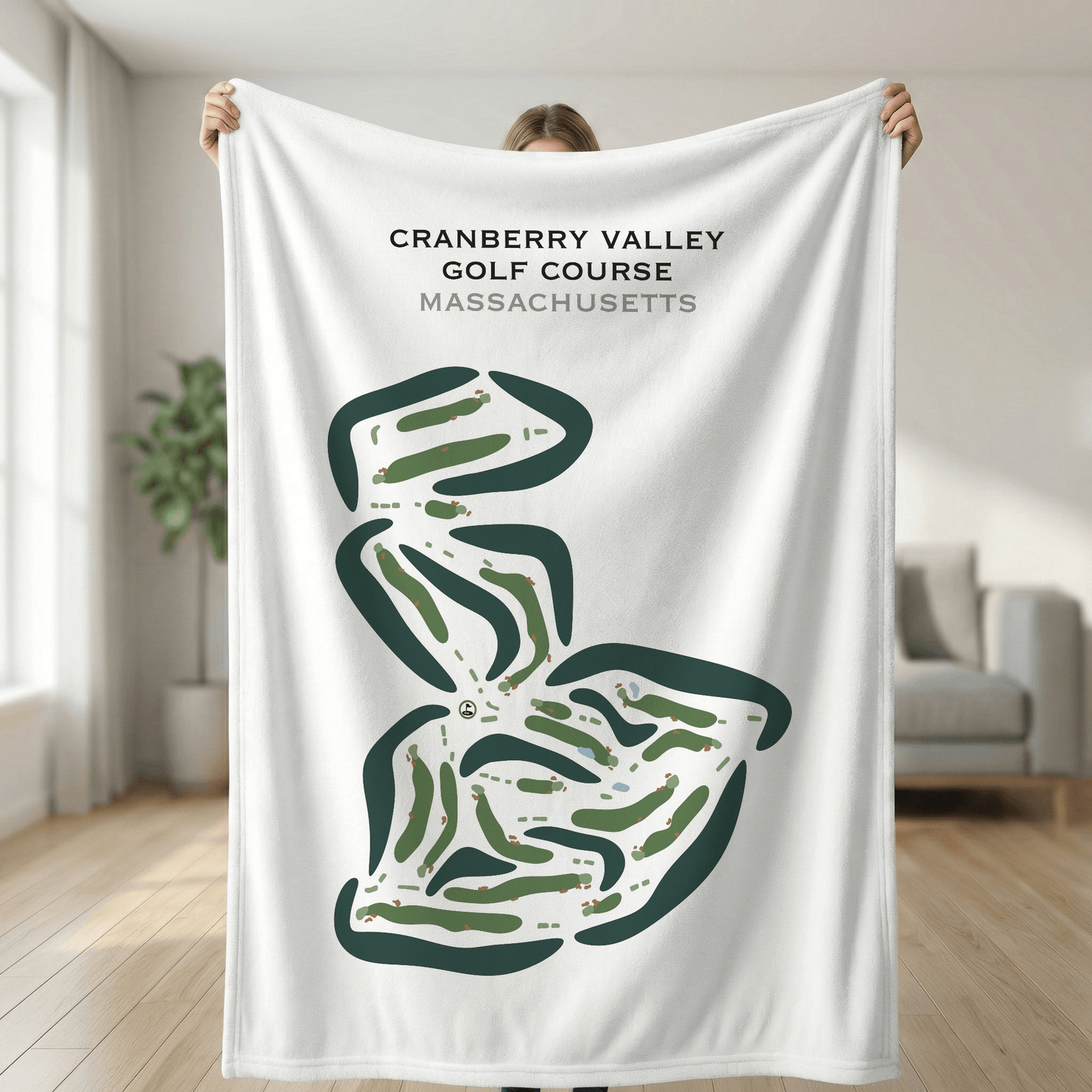 Cranberry Valley Golf Course, Massachusetts - Printed Golf Courses