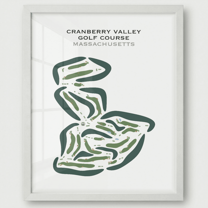 Cranberry Valley Golf Course, Massachusetts - Printed Golf Courses
