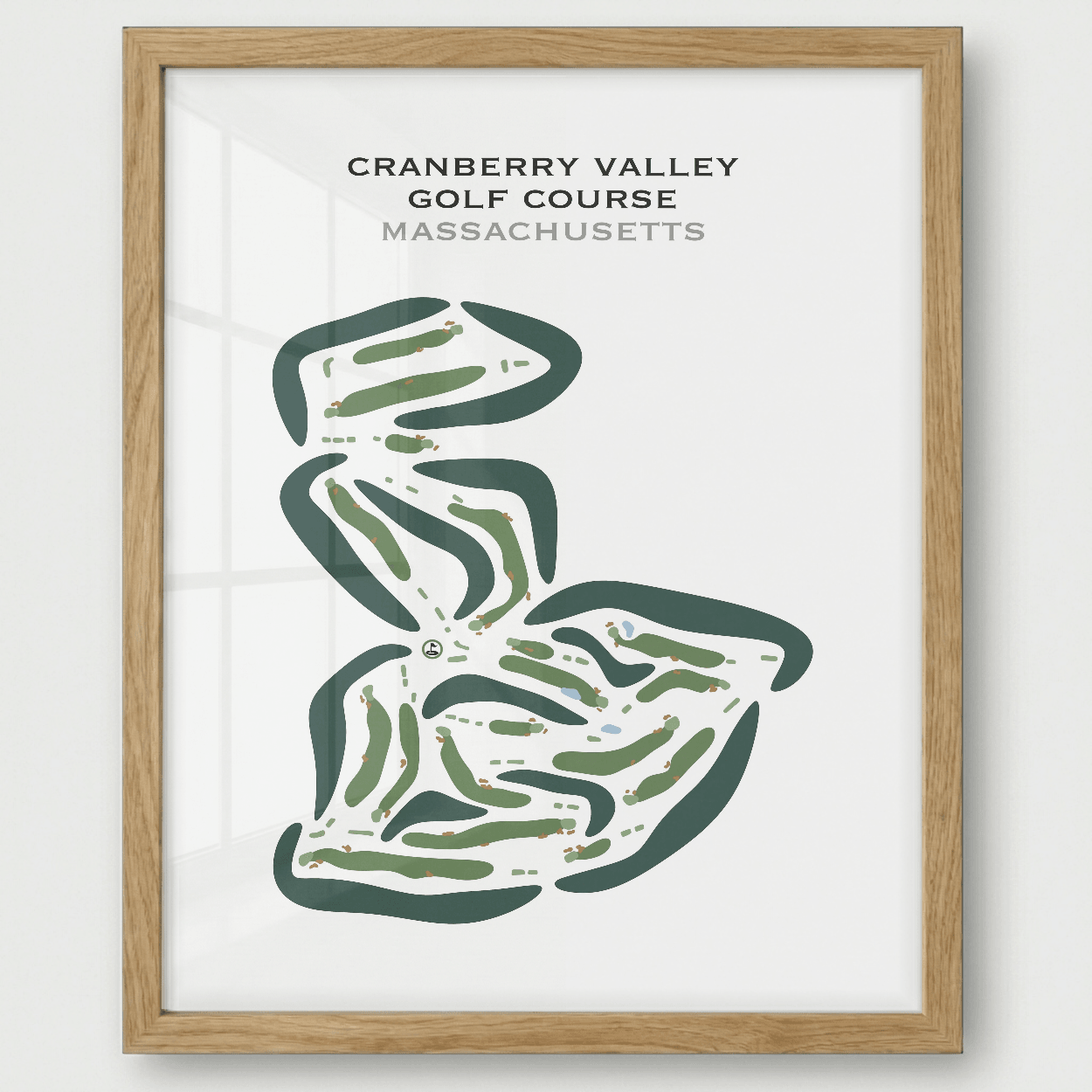 Cranberry Valley Golf Course, Massachusetts - Printed Golf Courses