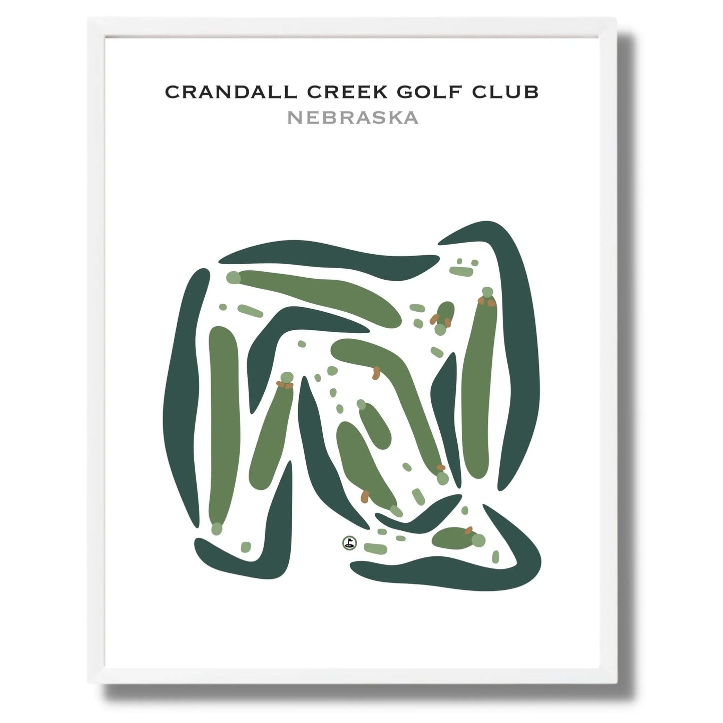 Crandall Creek Golf Club, Nebraska - Printed Golf Courses