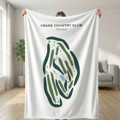 Crane Country Club, Texas - Printed Golf Courses
