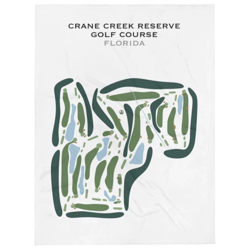 Crane Creek Reserve Golf Course, Florida - Printed Golf Courses