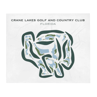 Crane Lakes Golf and Country Club, Florida - Printed Golf Course