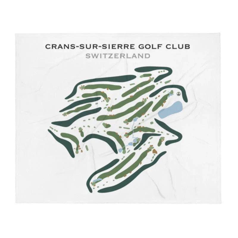 Crans-sur-Sierre Golf Club, Switzerland - Printed Golf Course
