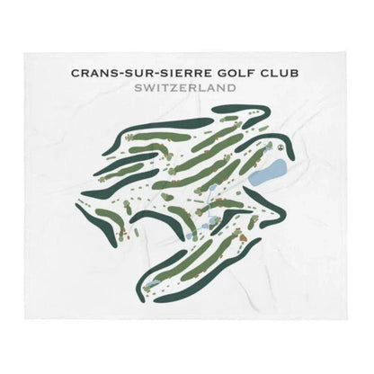Crans-sur-Sierre Golf Club, Switzerland - Printed Golf Course
