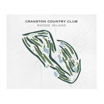 Cranston Country Club, Rhode Island - Printed Golf Courses