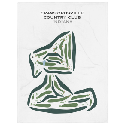 Crawfordsville Country Club, Indiana - Printed Golf Courses
