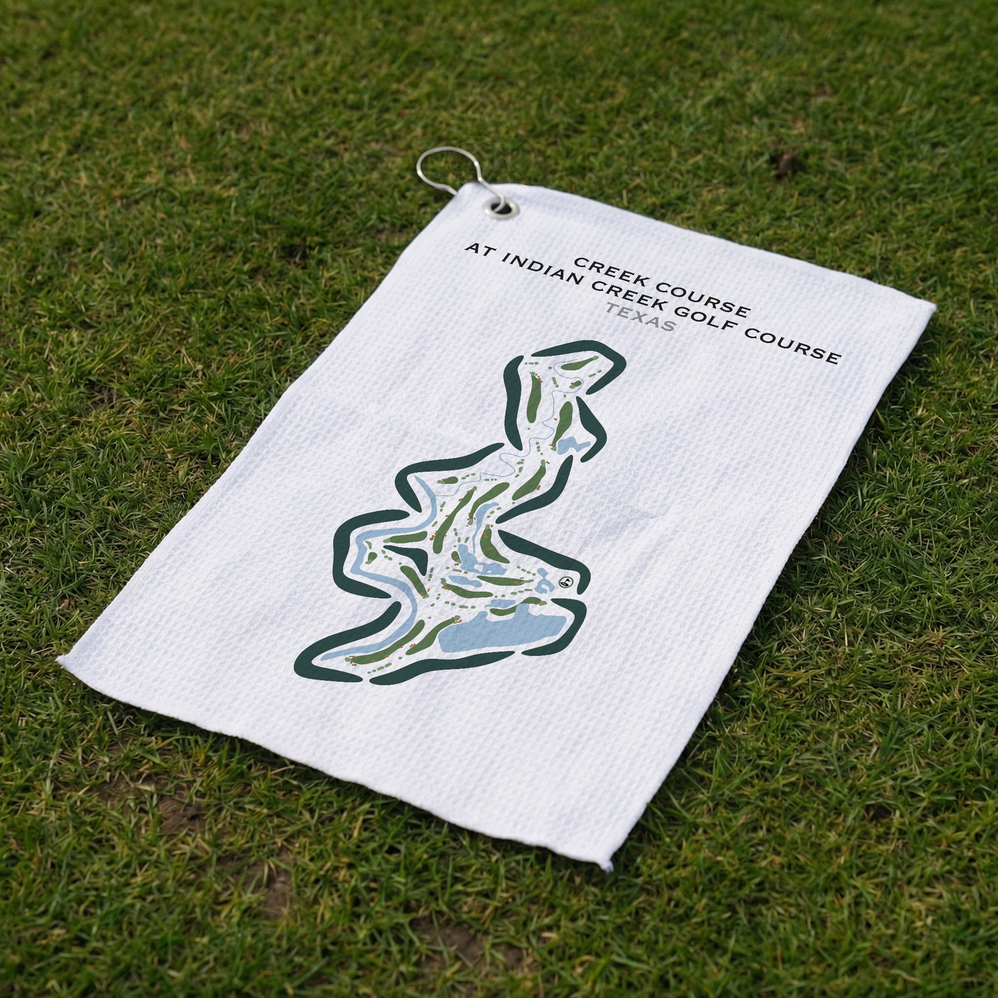 Creek at Indian Creek Golf Course, Texas - Printed Golf Courses