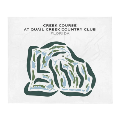 Creek Course at Quail Creek Country Club, Florida - Printed Golf Courses