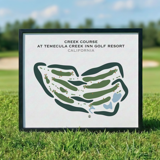 Creek Course at Temecula Creek Inn Golf Resort, California - Printed Golf Courses