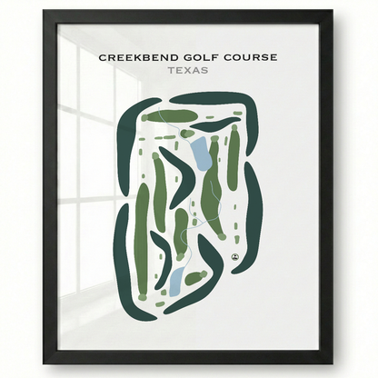 Creekbend Golf Course, Texas - Printed Golf Courses