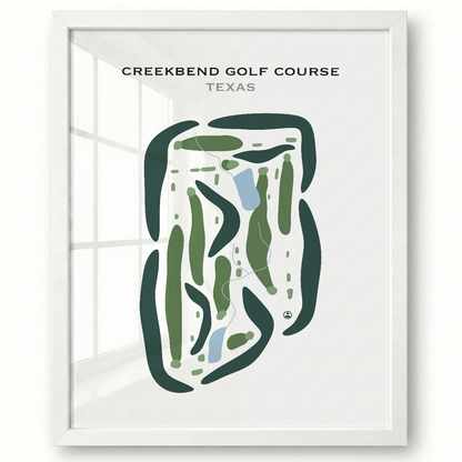Creekbend Golf Course, Texas - Printed Golf Courses