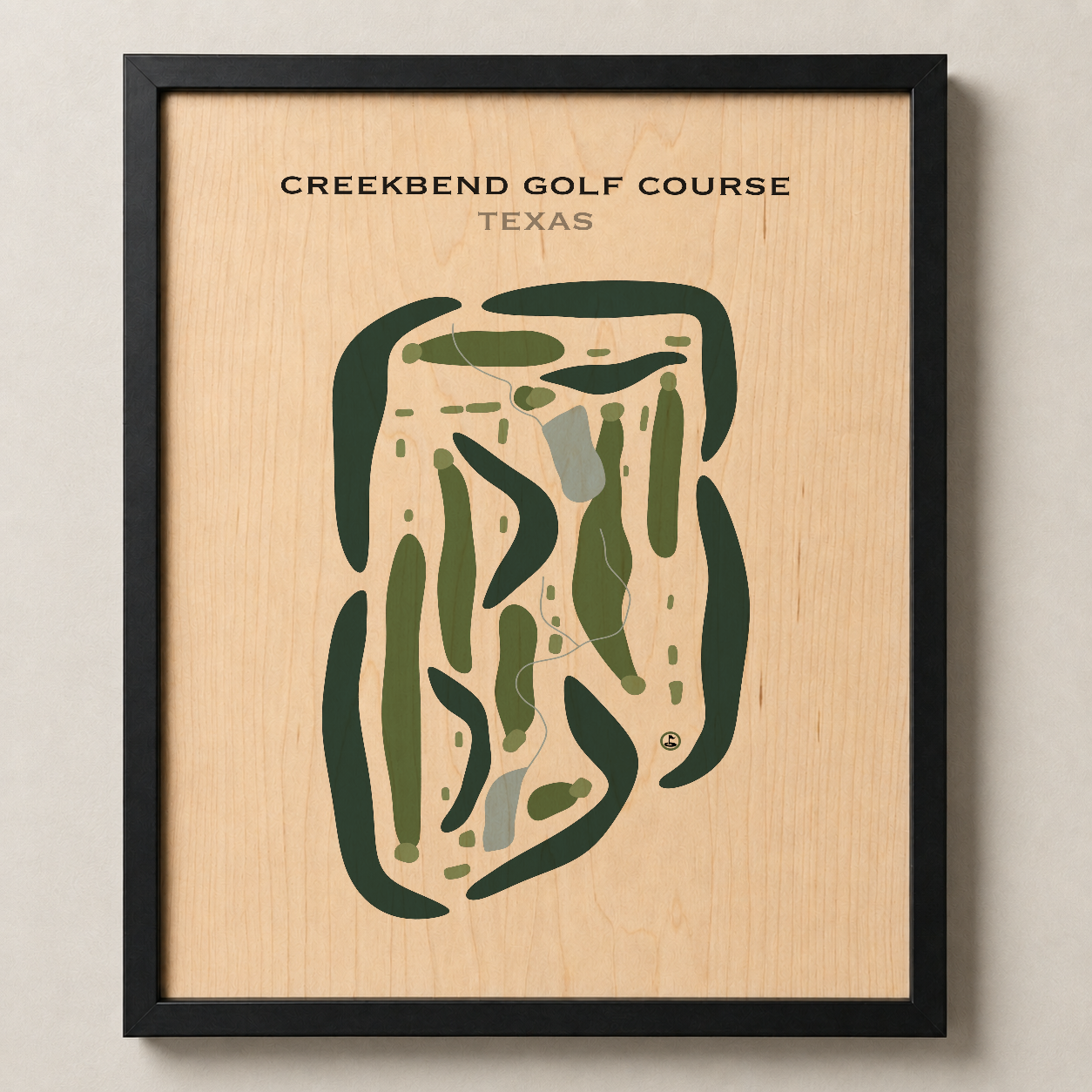 Creekbend Golf Course, Texas - Printed Golf Courses