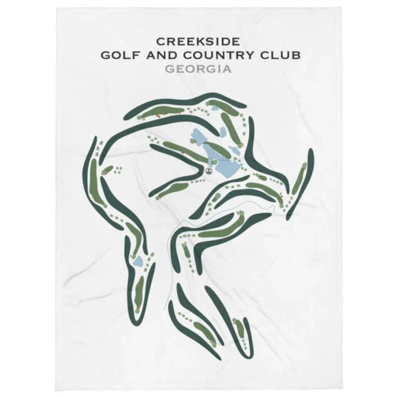 Creekside Golf & Country Club, Georgia - Printed Golf Courses