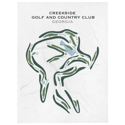 Creekside Golf & Country Club, Georgia - Printed Golf Courses