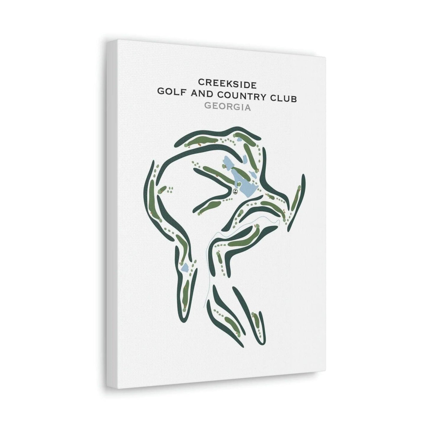 Creekside Golf & Country Club, Georgia - Printed Golf Courses