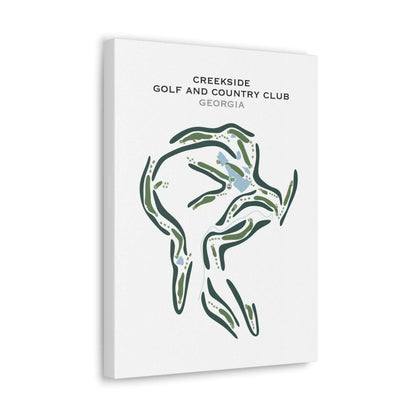 Creekside Golf & Country Club, Georgia - Printed Golf Courses