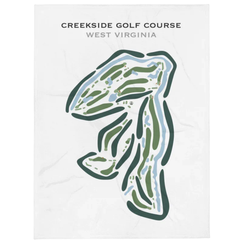 Creekside Golf Course, West Virginia - Printed Golf Courses