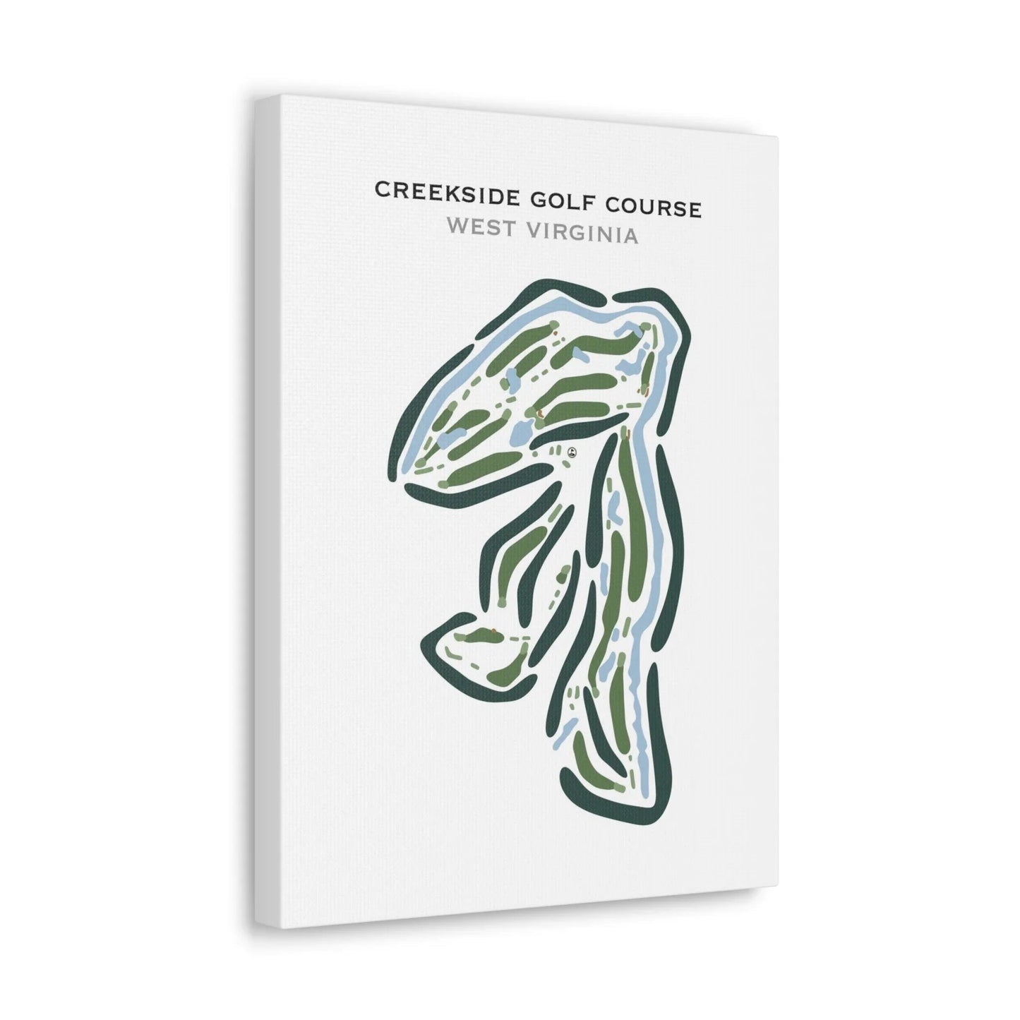Creekside Golf Course, West Virginia - Printed Golf Courses