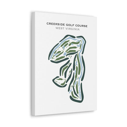 Creekside Golf Course, West Virginia - Printed Golf Courses