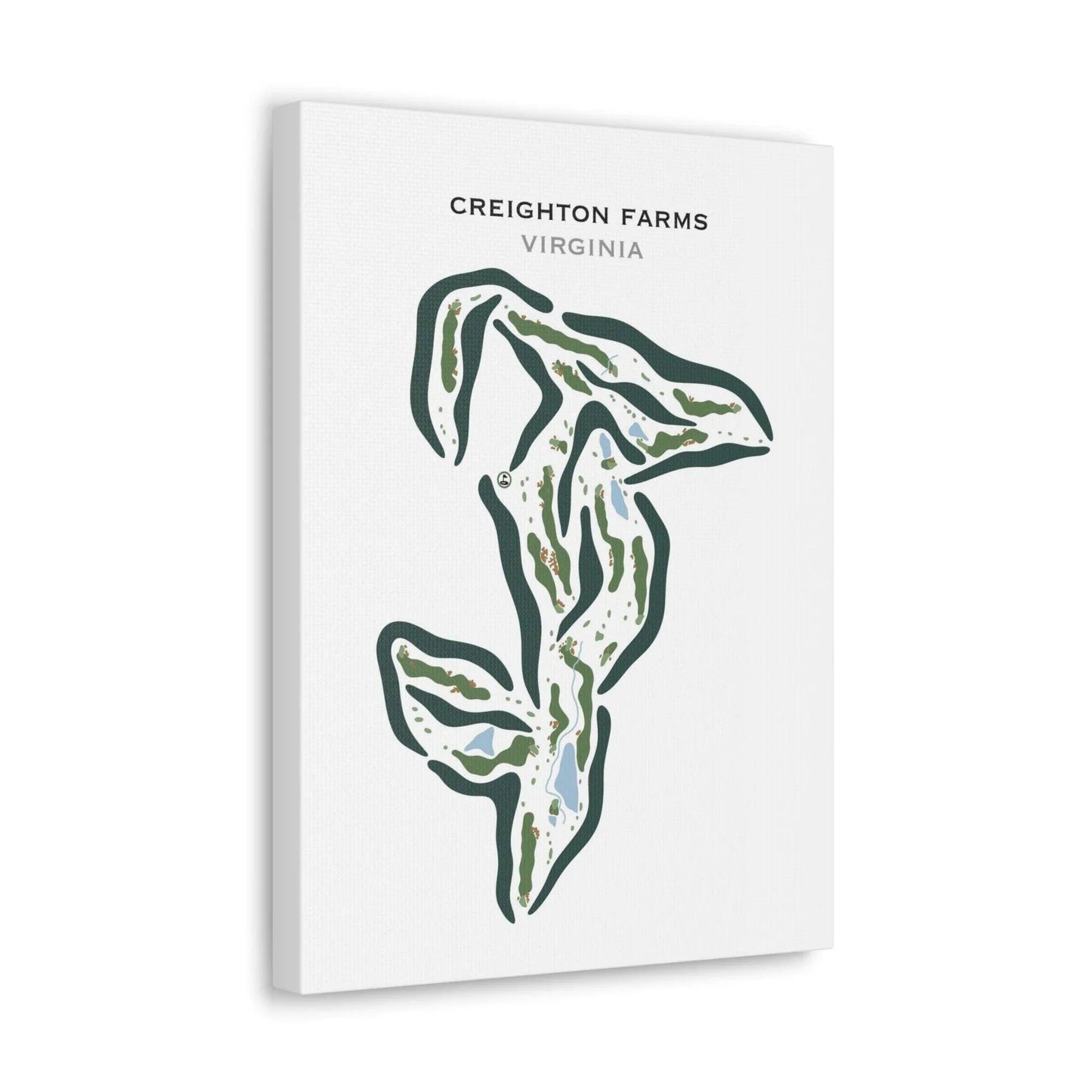 Creighton Farms, Virginia - Printed Golf Courses