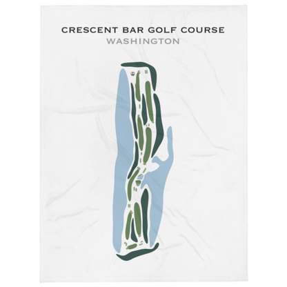 Crescent Bar Golf Course, Washington - Printed Golf Courses