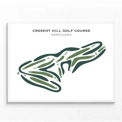 Crescent Hill Golf Course, Kentucky - Printed Golf Courses