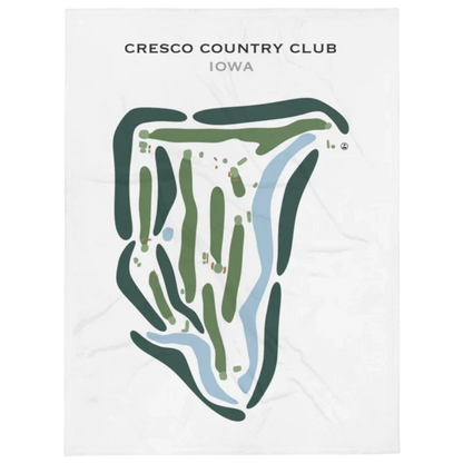 Cresco Country Club, Iowa - Printed Golf Courses