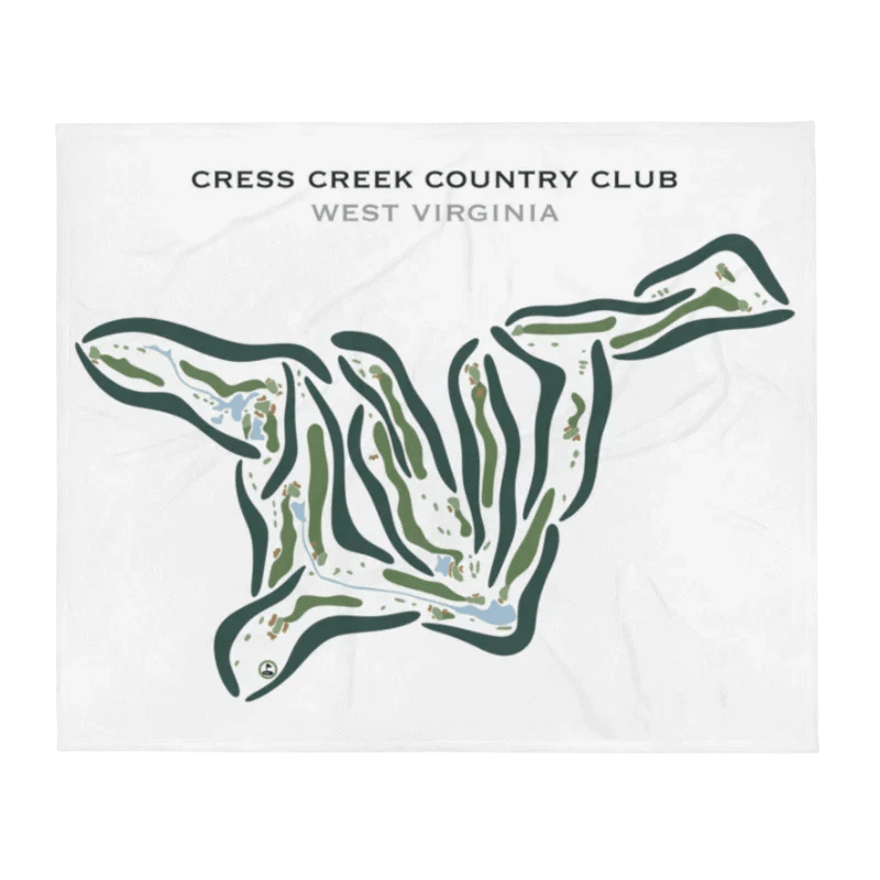 Cress Creek Country Club, West Virginia - Printed Golf Courses