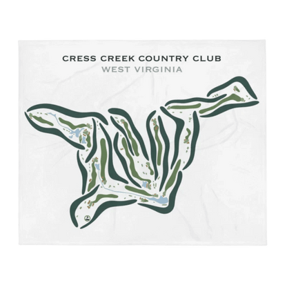 Cress Creek Country Club, West Virginia - Printed Golf Courses