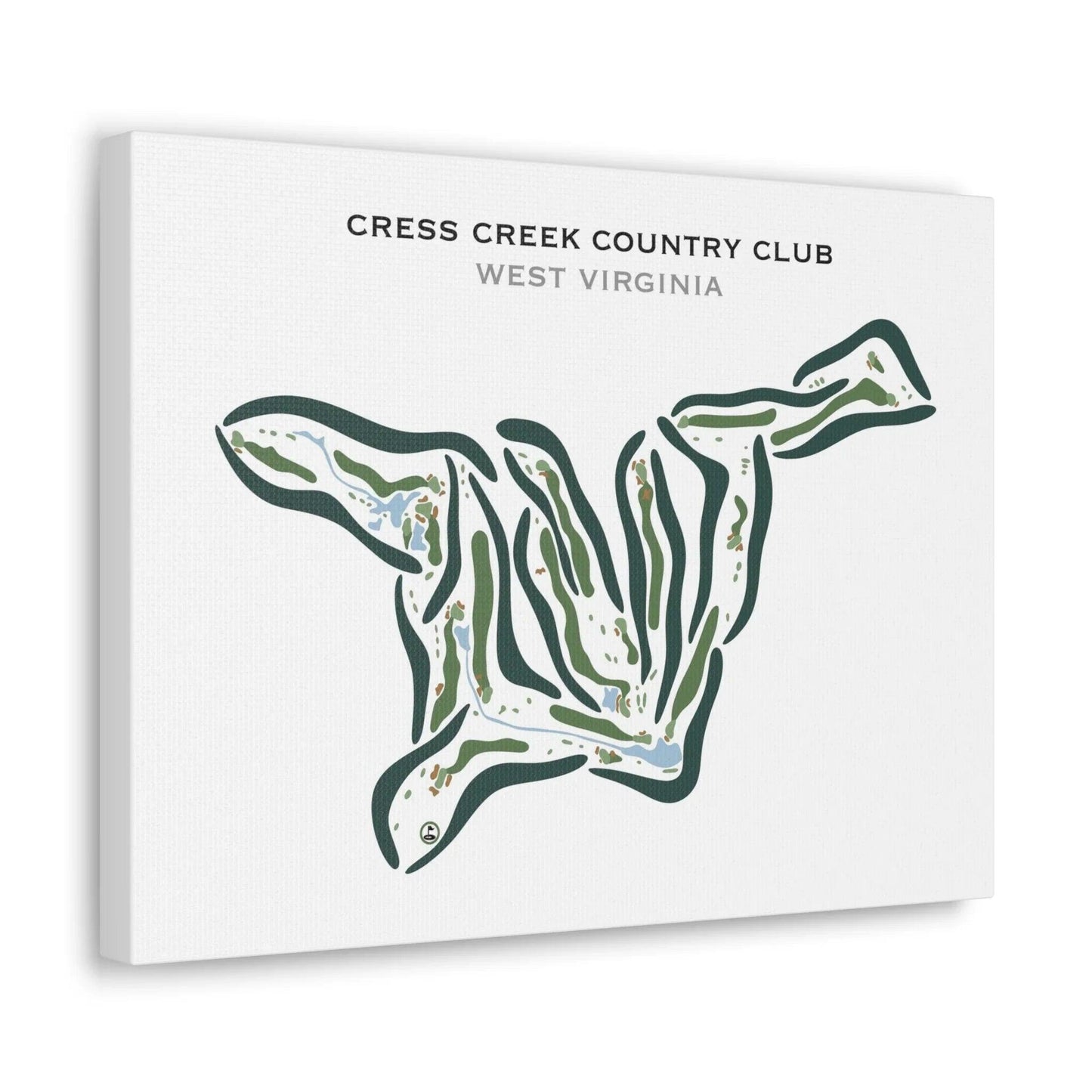 Cress Creek Country Club, West Virginia - Printed Golf Courses