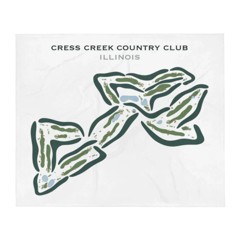 Cress Creek Country Club, Illinois - Printed Golf Courses