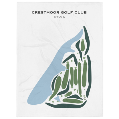 Crestmoor Golf Club, Iowa - Printed Golf Courses