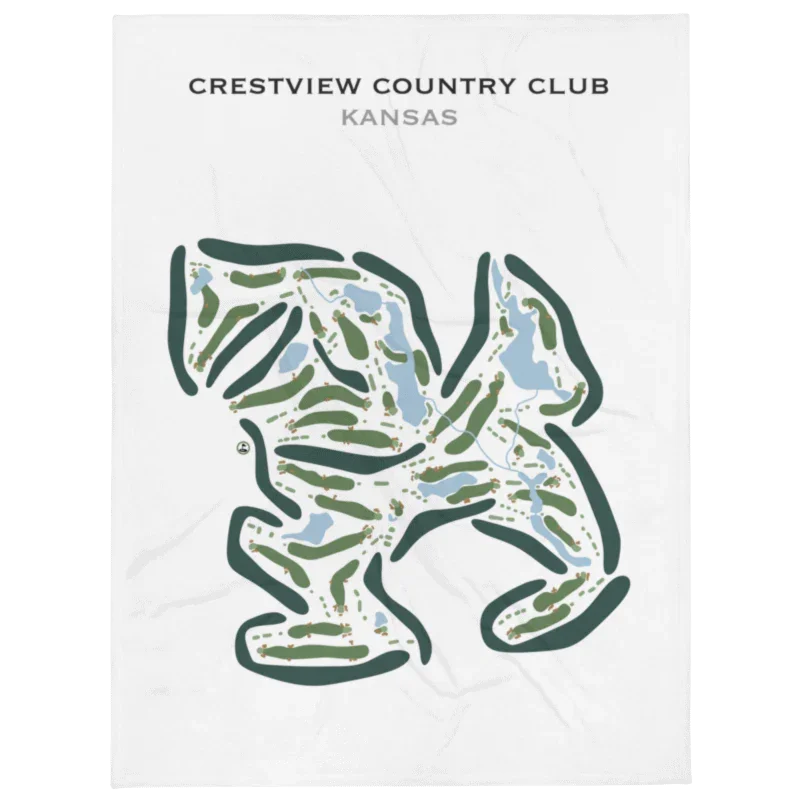 Crestview Country Club, Kansas - Printed Golf Courses