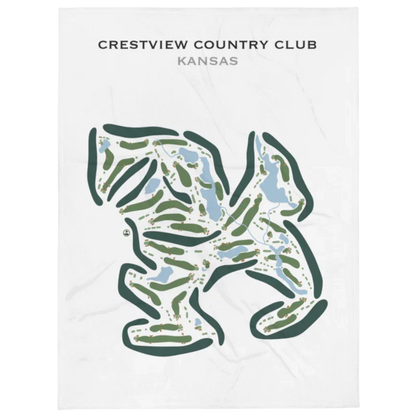 Crestview Country Club, Kansas - Printed Golf Courses
