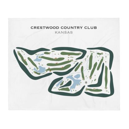 Crestwood Country Club, Kansas - Printed Golf Courses