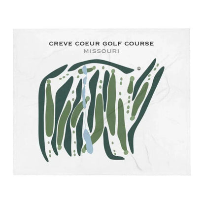 Creve Coeur Golf Course, Missouri - Printed Golf Courses
