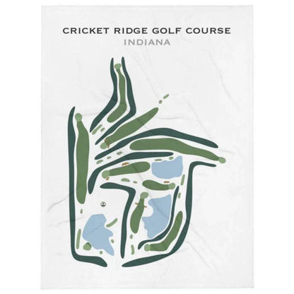 Cricket Ridge Golf Course, Indiana - Printed Golf Courses