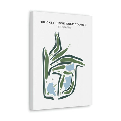 Cricket Ridge Golf Course, Indiana - Printed Golf Courses
