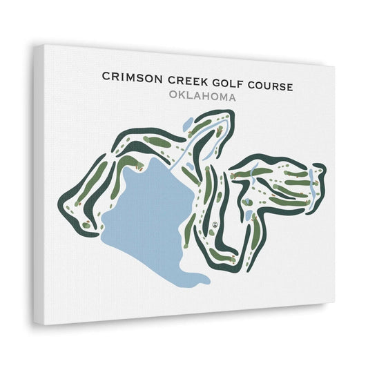 Crimson Creek Golf Course, Oklahoma - Printed Golf Courses