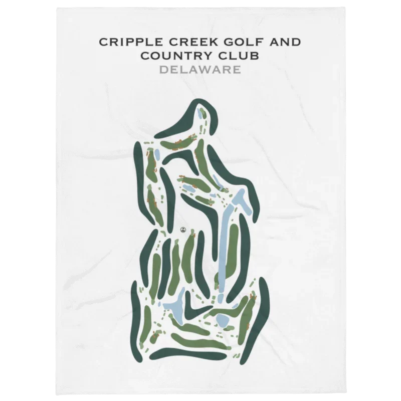 Cripple Creek Golf and Country Club, Delaware - Printed Golf Courses