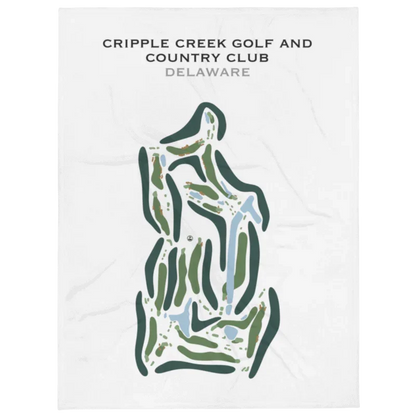Cripple Creek Golf and Country Club, Delaware - Printed Golf Courses
