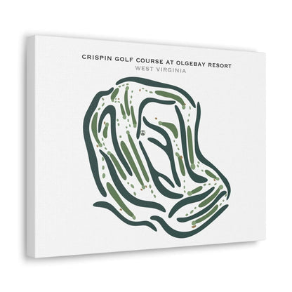 Crispin Golf Course at Oglebay Resort, West Virginia - Printed Golf Courses