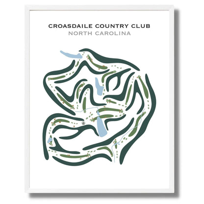 Croasdaile Country Club, North Carolina - Printed Golf Courses