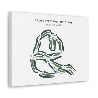 Crofton Country Club, Maryland - Printed Golf Course